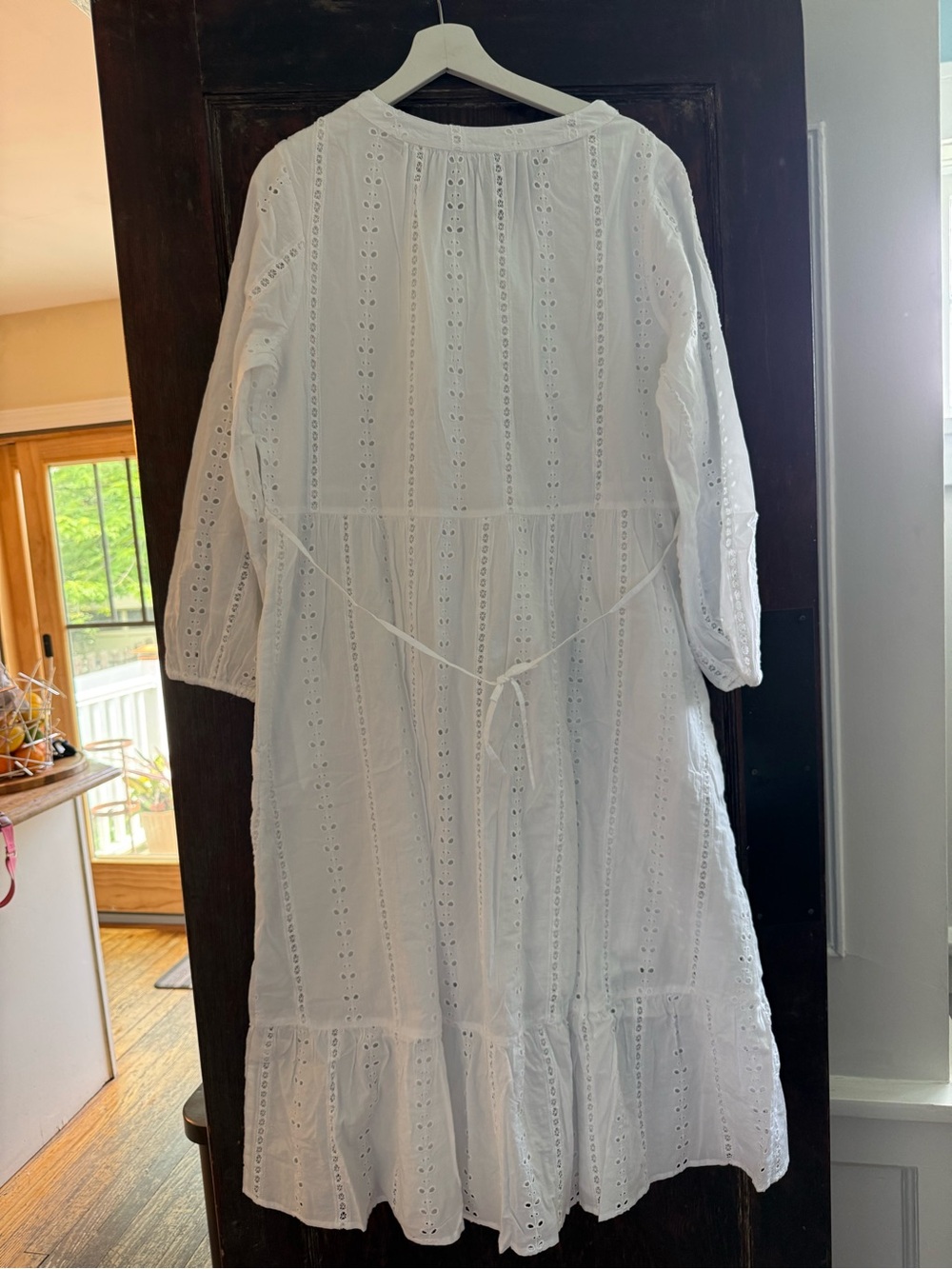 Style & Co. White Eyelet Maxi Dress - Picture 5 of 5